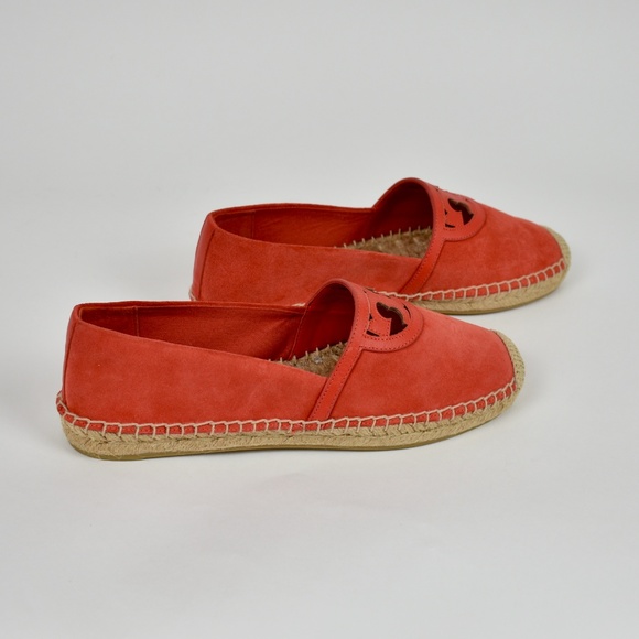 Tory Burch Red Canyon Suede Sidney Espadrille SZ 8 - Picture 6 of 8